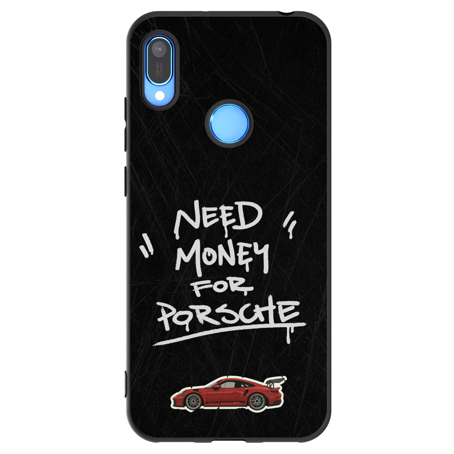 Picasee silikónový čierny obal pre Huawei Y6 2019 - Dark Racer