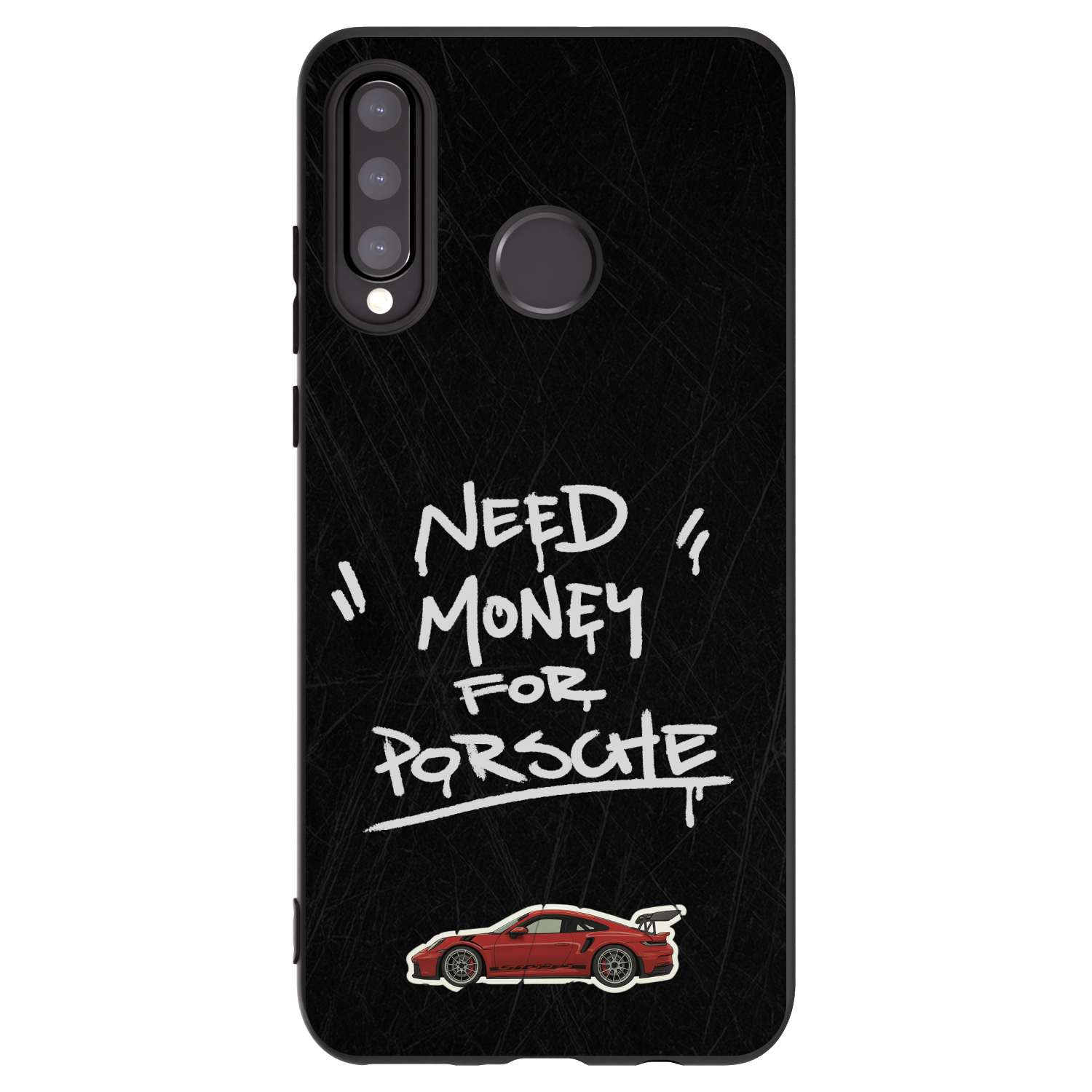 Picasee silikónový čierny obal pre Huawei P30 Lite - Dark Racer