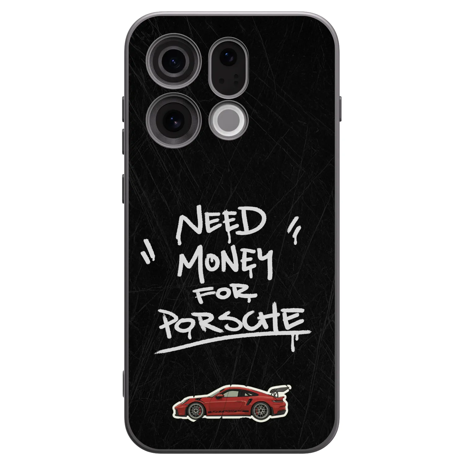 Picasee silikónový čierny obal pre OPPO Find X9 - Dark Racer