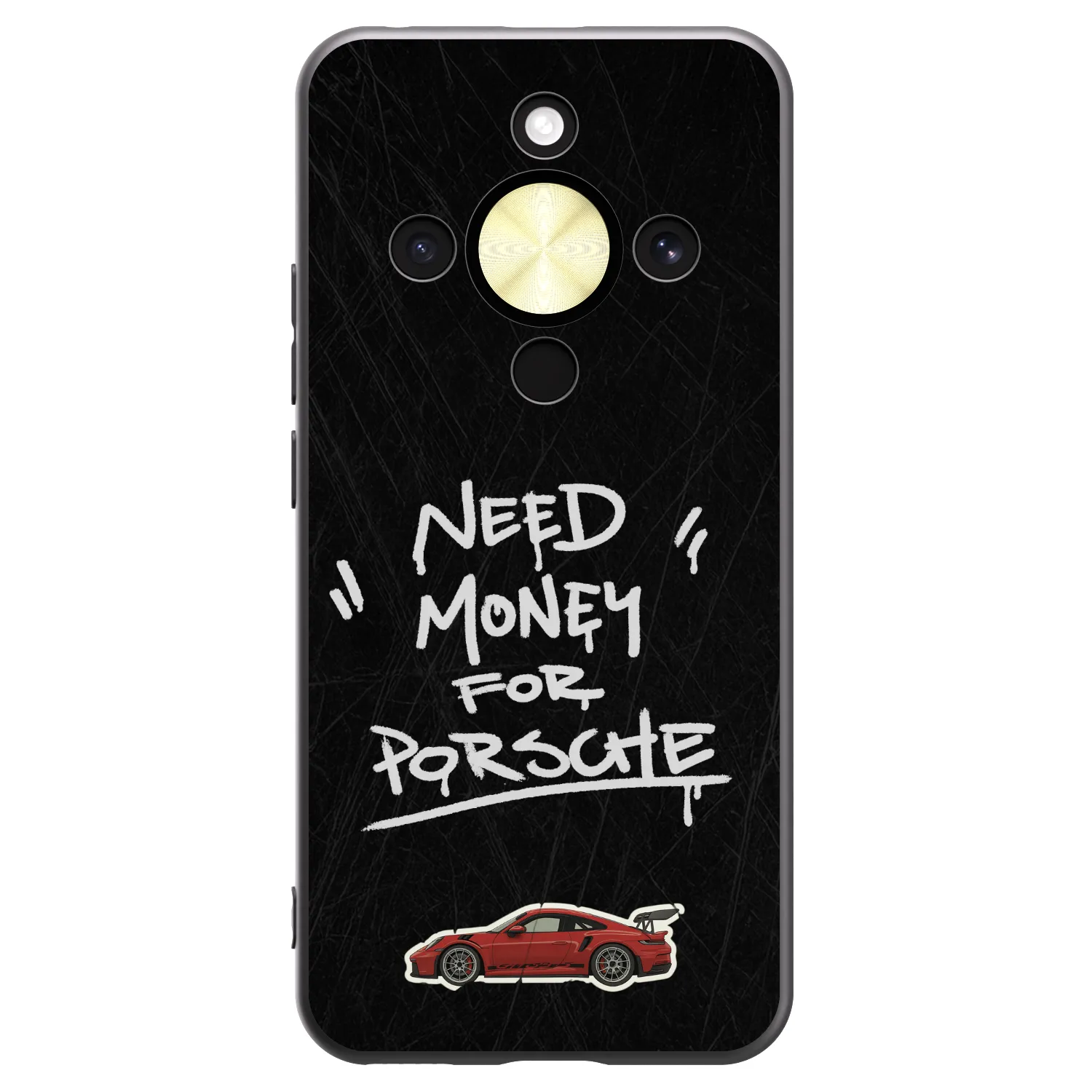 Picasee silikónový čierny obal pre Honor Magic8 Lite 5G - Dark Racer