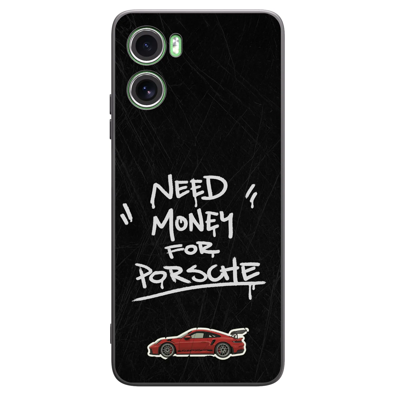 Picasee silikónový čierny obal pre Motorola Moto G06 - Dark Racer