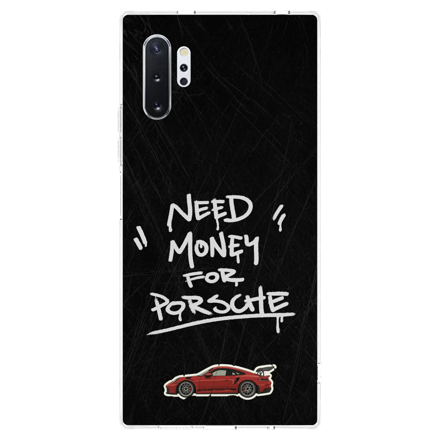 Picasee silikónový prehľadný obal pre Samsung Galaxy Note 10+ N975F - Dark Racer
