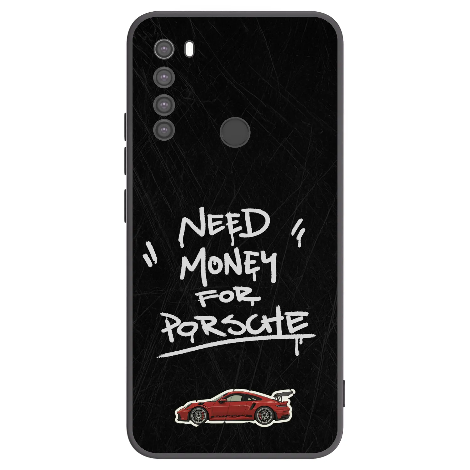 Picasee silikónový čierny obal pre Xiaomi Redmi Note 8 - Dark Racer