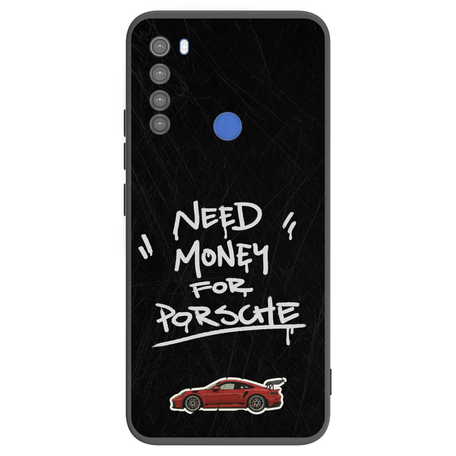 Picasee silikónový čierny obal pre Xiaomi Redmi Note 8T - Dark Racer