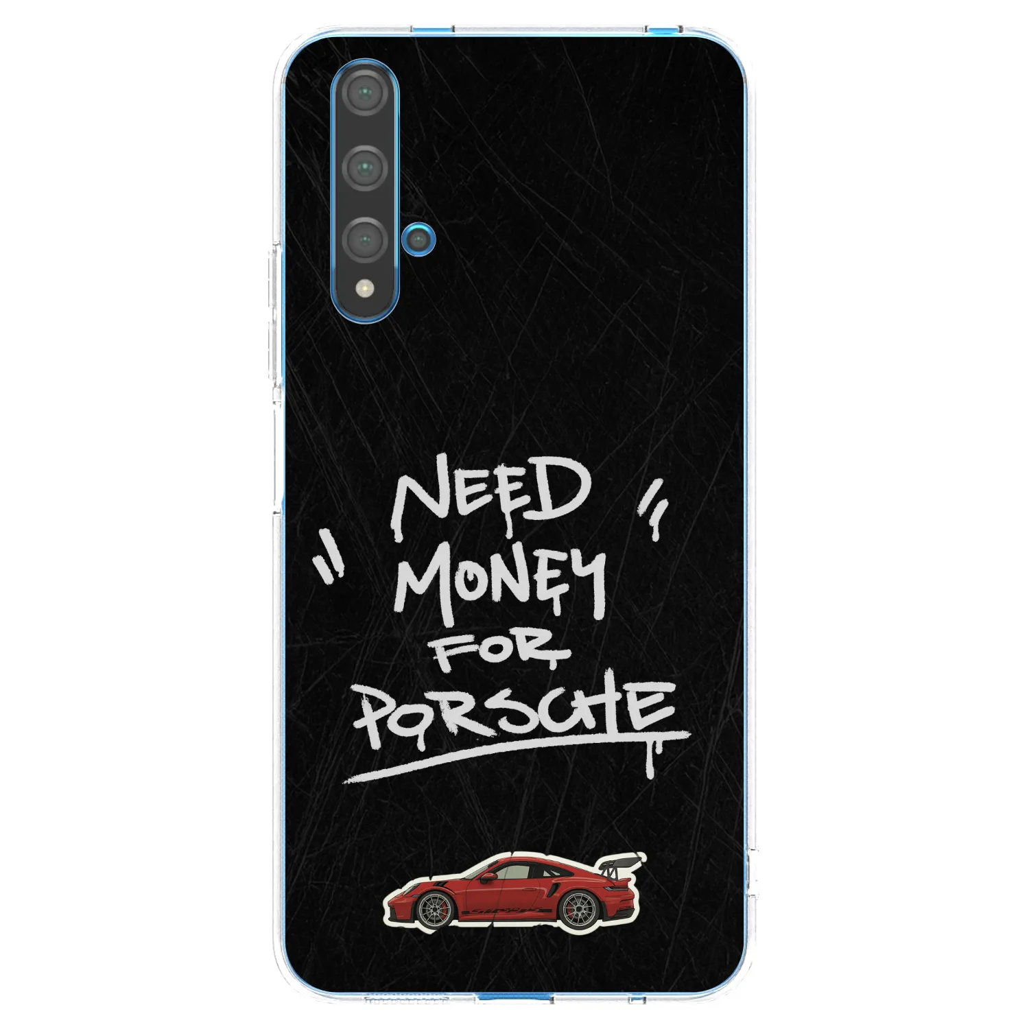 Picasee silikónový prehľadný obal pre Huawei Nova 5T - Dark Racer