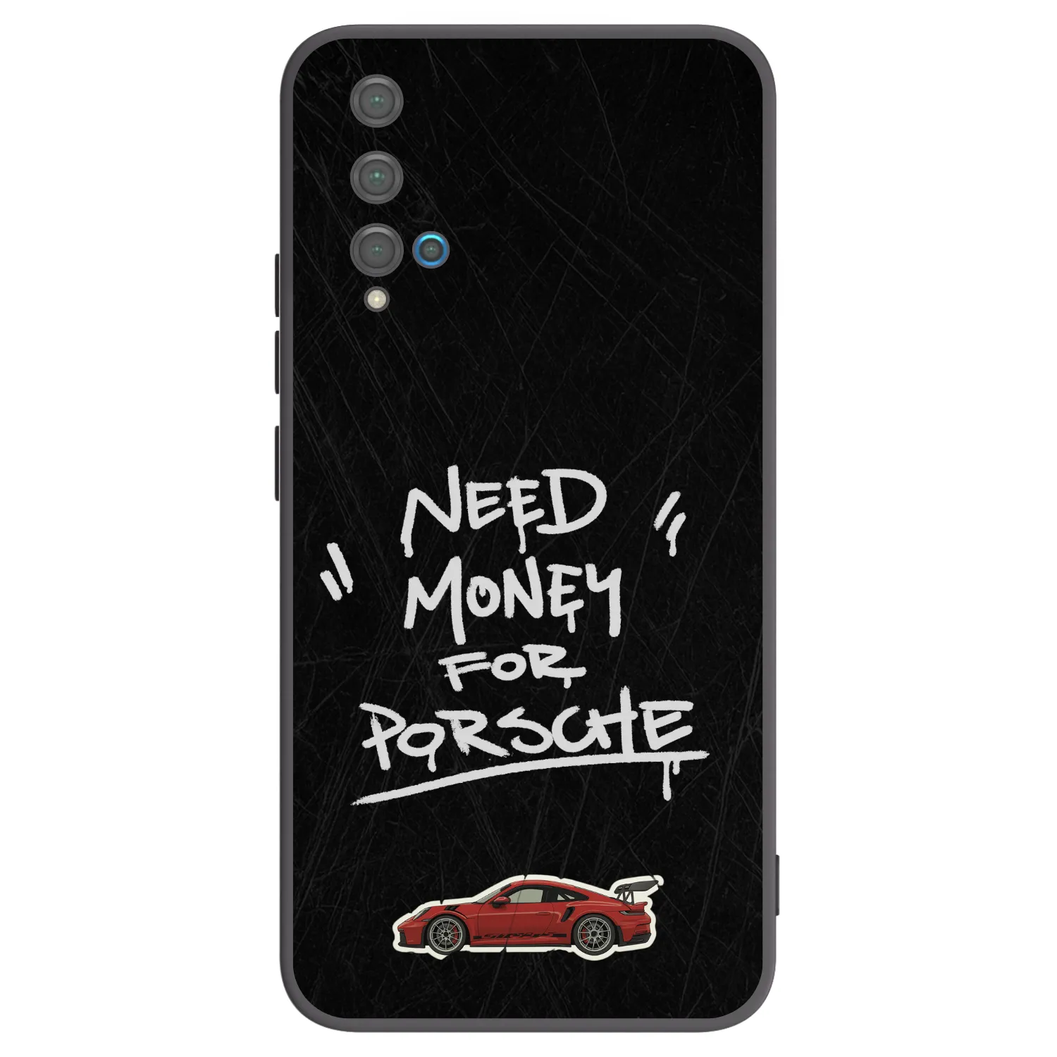 Picasee silikónový čierny obal pre Huawei Nova 5T - Dark Racer