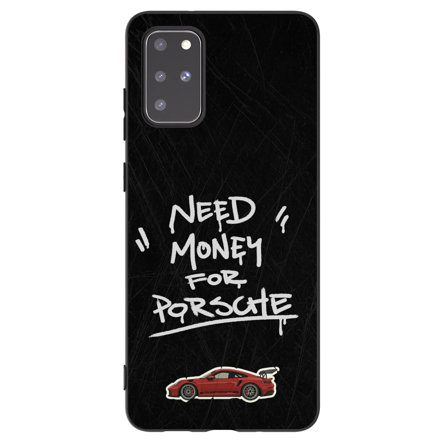 Picasee silikónový čierny obal pre Samsung Galaxy S20+ G985F - Dark Racer