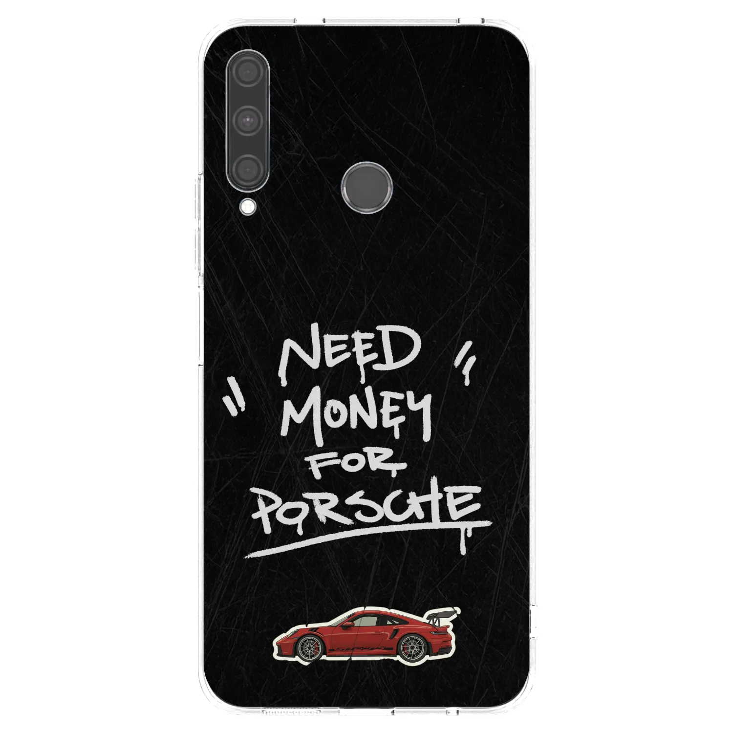 Picasee silikónový prehľadný obal pre Huawei P40 Lite E - Dark Racer