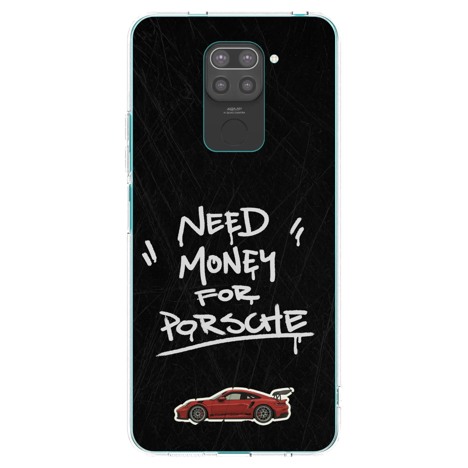 Picasee silikónový čierny obal pre Xiaomi Redmi Note 9 - Dark Racer