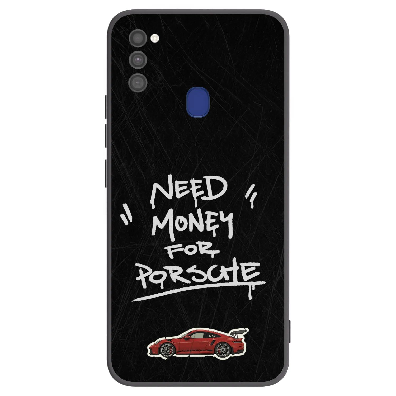 Picasee silikónový čierny obal pre Samsung Galaxy M21 M215F - Dark Racer