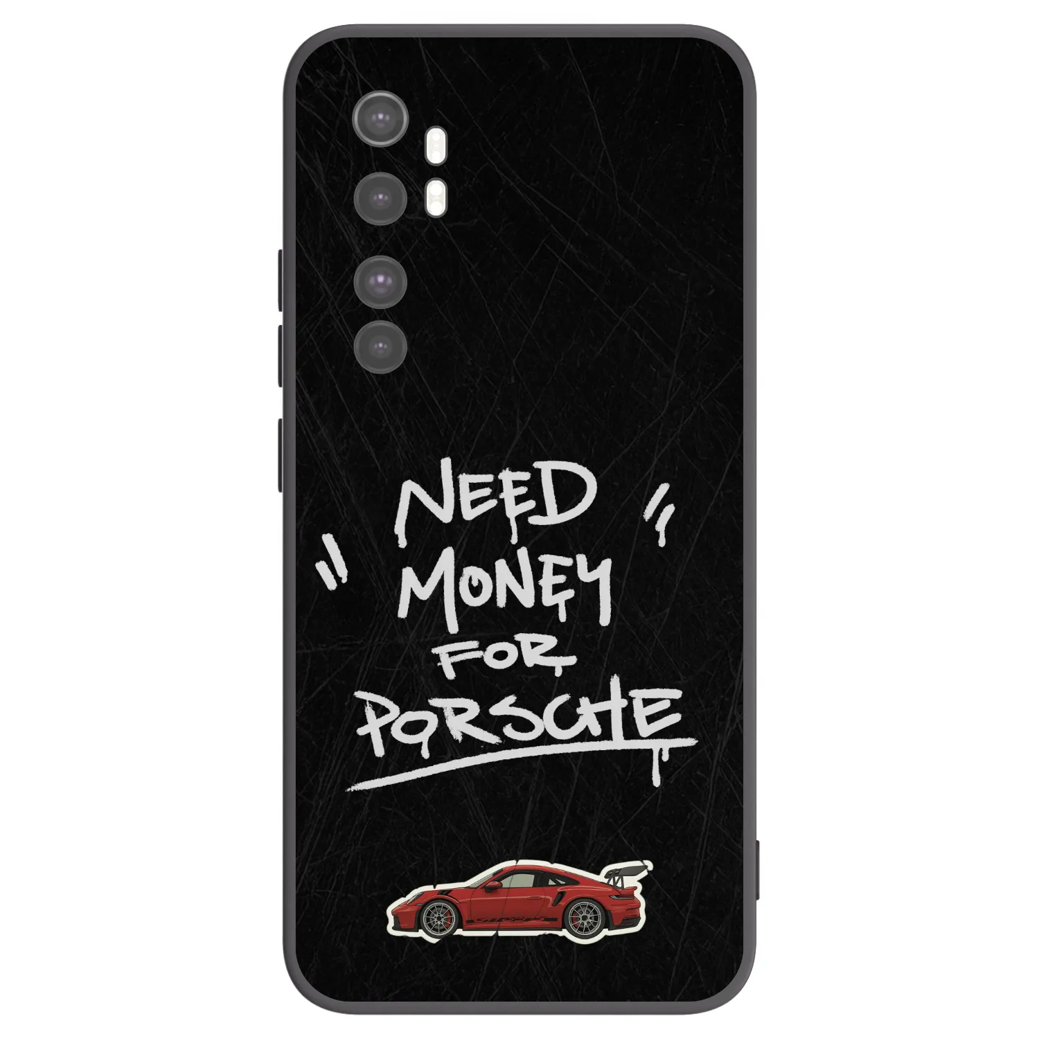 Picasee silikónový čierny obal pre Xiaomi Mi Note 10 Lite - Dark Racer