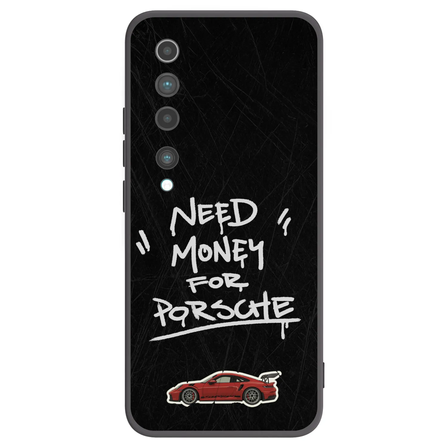 Picasee silikónový čierny obal pre Xiaomi Mi 10 - Dark Racer
