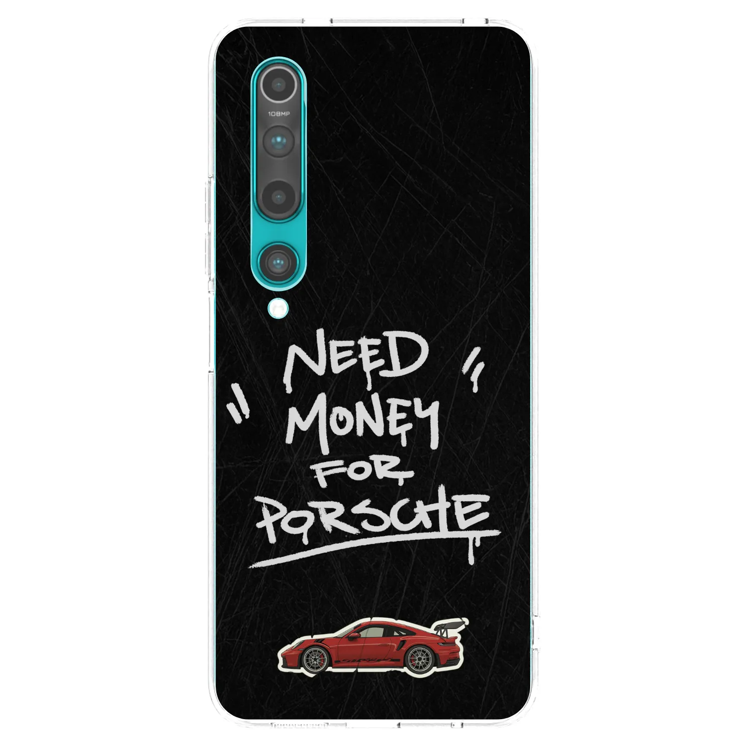 Picasee silikónový prehľadný obal pre Xiaomi Mi 10 - Dark Racer