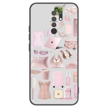 Picasee silikónový čierny obal pre Xiaomi Redmi 9 - Glam Babe