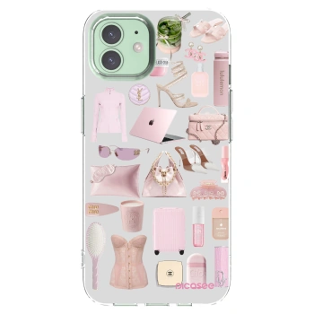 Picasee silikónový prehľadný obal pre Apple iPhone 12 - Glam Babe