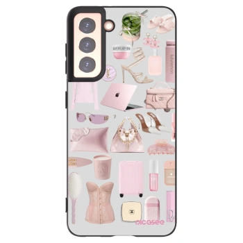 Picasee silikónový čierny obal pre Samsung Galaxy S21 5G G991B - Glam Babe