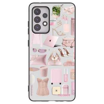 Picasee silikónový čierny obal pre Samsung Galaxy A52 5G A525F - Glam Babe