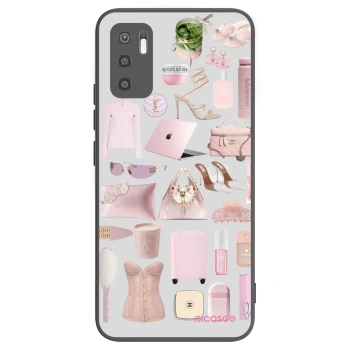 Picasee silikónový čierny obal pre Xiaomi Redmi Note 10 5G - Glam Babe