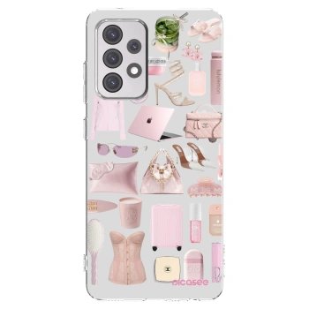Picasee silikónový prehľadný obal pre Samsung Galaxy A52s 5G A528B - Glam Babe
