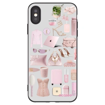 Picasee silikónový čierny obal pre Apple iPhone XS Max - Glam Babe