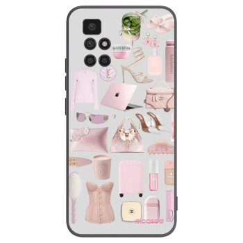 Picasee silikónový čierny obal pre Xiaomi Redmi 10 - Glam Babe
