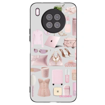 Picasee silikónový čierny obal pre Huawei Nova 8i - Glam Babe