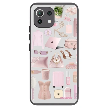Picasee silikónový čierny obal pre Xiaomi 11 Lite 5G NE - Glam Babe