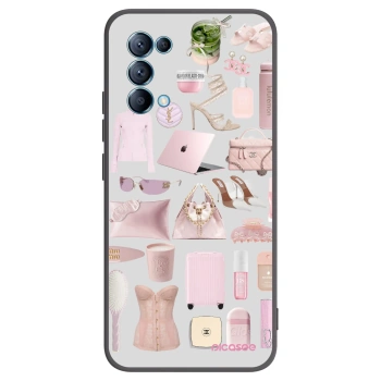 Picasee silikónový čierny obal pre OPPO Reno 5 5G - Glam Babe