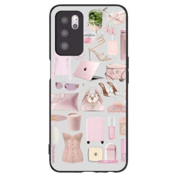 Picasee silikónový čierny obal pre OPPO A16s - Glam Babe