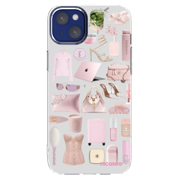 Picasee silikónový prehľadný obal pre Apple iPhone 14 Plus - Glam Babe
