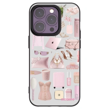 Picasee silikónový čierny obal pre Apple iPhone 14 Pro - Glam Babe