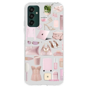 Picasee silikónový prehľadný obal pre Samsung Galaxy M13 M135F - Glam Babe