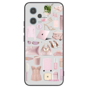Picasee silikónový čierny obal pre Xiaomi Redmi Note 12 5G - Glam Babe