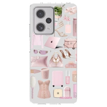 Picasee silikónový prehľadný obal pre Xiaomi Redmi Note 12 Pro+ 5G - Glam Babe