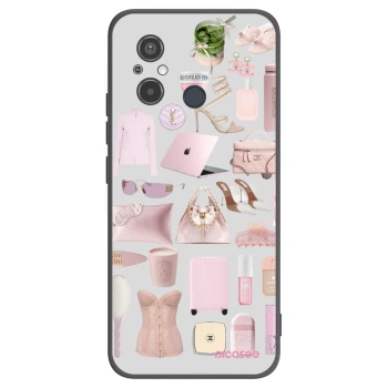 Picasee silikónový čierny obal pre Xiaomi Redmi 12C - Glam Babe