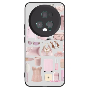 Picasee silikónový čierny obal pre Honor Magic5 Pro - Glam Babe