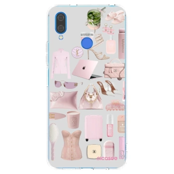 Picasee silikónový prehľadný obal pre Huawei Nova 3 - Glam Babe