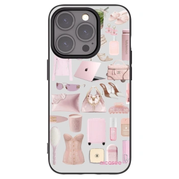 Picasee silikónový čierny obal pre Apple iPhone 15 Pro - Glam Babe