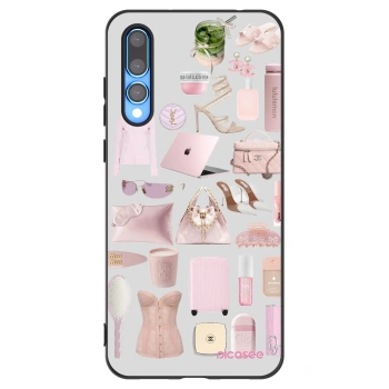 Picasee silikónový čierny obal pre Huawei P20 Pro - Glam Babe