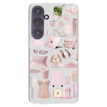 Picasee silikónový prehľadný obal pre Samsung Galaxy S24+ S926B 5G - Glam Babe