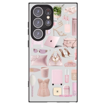 Picasee silikónový čierny obal pre Samsung Galaxy S24 Ultra S928B 5G - Glam Babe