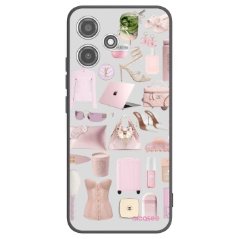 Picasee silikónový čierny obal pre Xiaomi Redmi 12 5G - Glam Babe