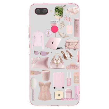 Picasee silikónový prehľadný obal pre Xiaomi Mi 8 Lite - Glam Babe