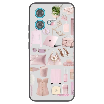 Picasee silikónový čierny obal pre Motorola Edge 40 Neo - Glam Babe
