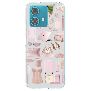 Picasee silikónový prehľadný obal pre Motorola Edge 40 Neo - Glam Babe