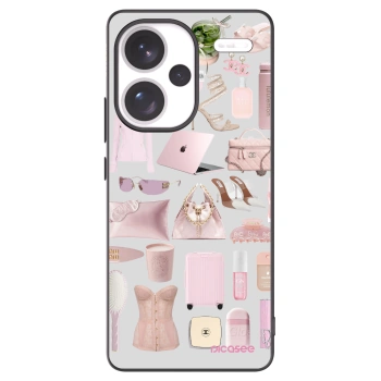 Picasee silikónový čierny obal pre Xiaomi Redmi Note 13 Pro+ 5G - Glam Babe