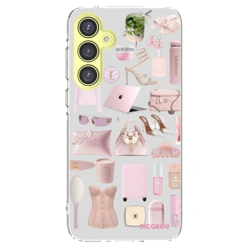 Picasee silikónový prehľadný obal pre Samsung Galaxy A35 5G A356B - Glam Babe