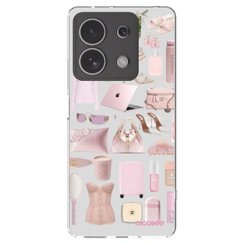 Picasee silikónový prehľadný obal pre Xiaomi Redmi Note 13 4G - Glam Babe