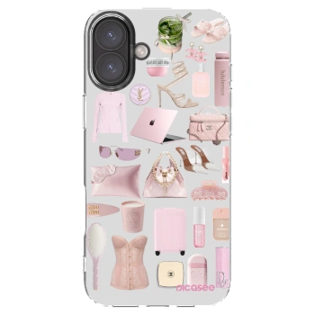 Picasee silikónový prehľadný obal pre Apple iPhone 16 Plus - Glam Babe