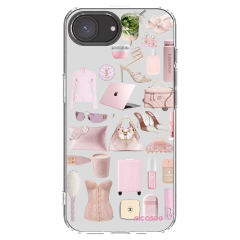 Picasee silikónový prehľadný obal pre Apple iPhone 16e - Glam Babe